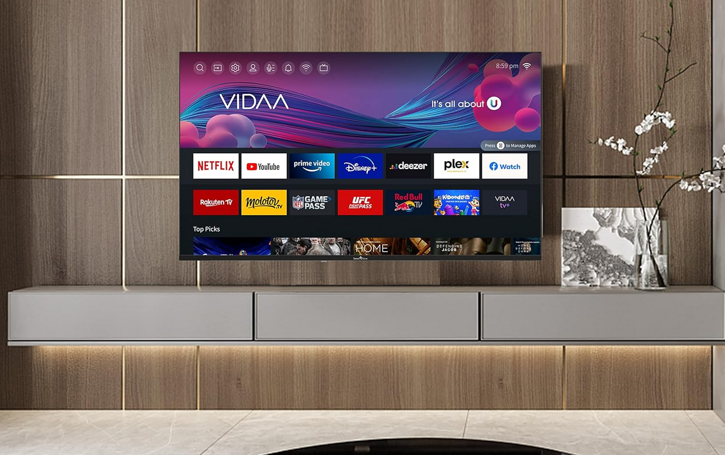 Smart Tech TV LED 4K UHD 65"